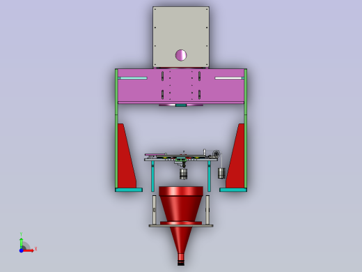 一种CCD视觉长宽测量模组前视缩略图