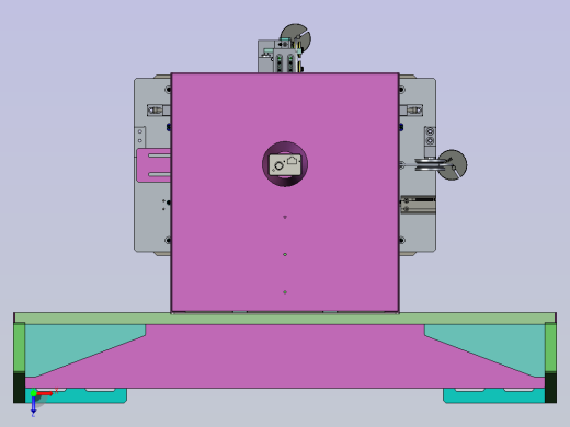 一种CCD视觉长宽测量模组俯视缩略图