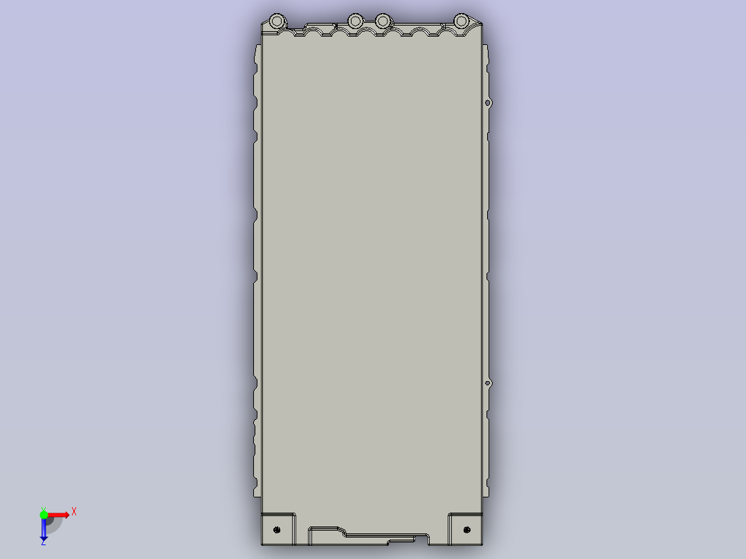 特斯拉Model SX 6×2千瓦时模块 100千瓦时电池组 STP俯视图