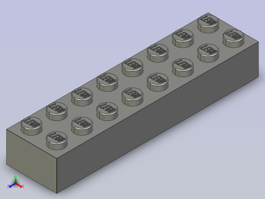 经典乐高积木BRICK 2X8