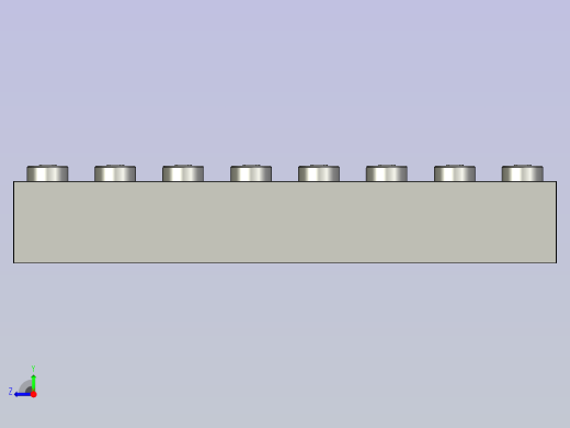 经典乐高积木BRICK 2X8右视缩略图