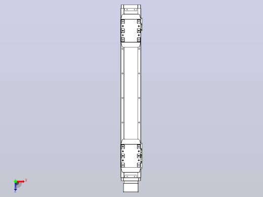 滚珠丝杠线性轴TPA-GCRS-80-1610C-L150-MP-M20-N3俯视缩略图