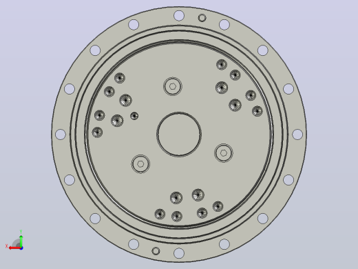 RV减速器常规产品外形图ZD-220BX-  -REA2-Z-B-22X60Key8-110145M8-3001后视缩略图