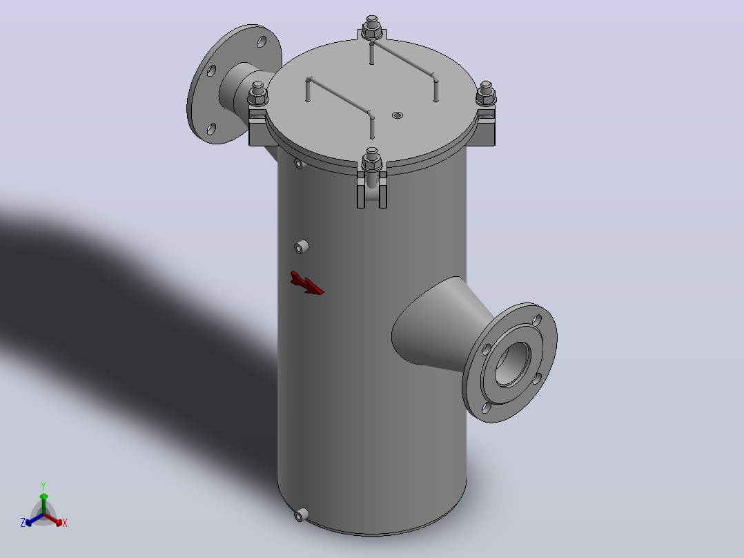 DN652篮子过滤器主视图