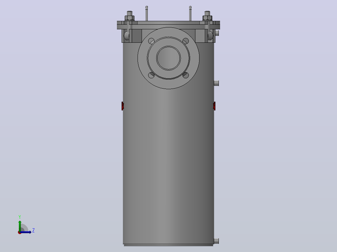 DN652篮子过滤器左视图