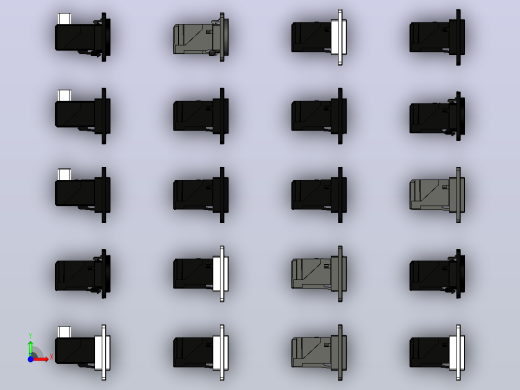 USB dvi HDMI连接器适配器库12前视缩略图