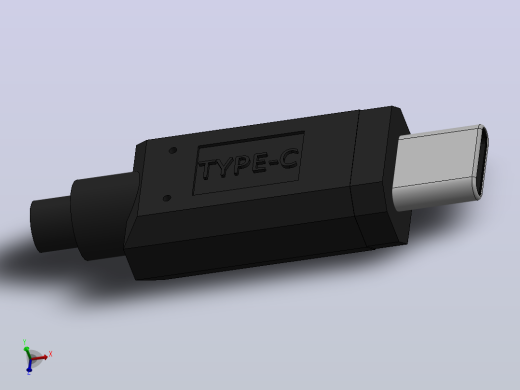 USB-C USB 3.1 C型公母扩展数据线+连接器