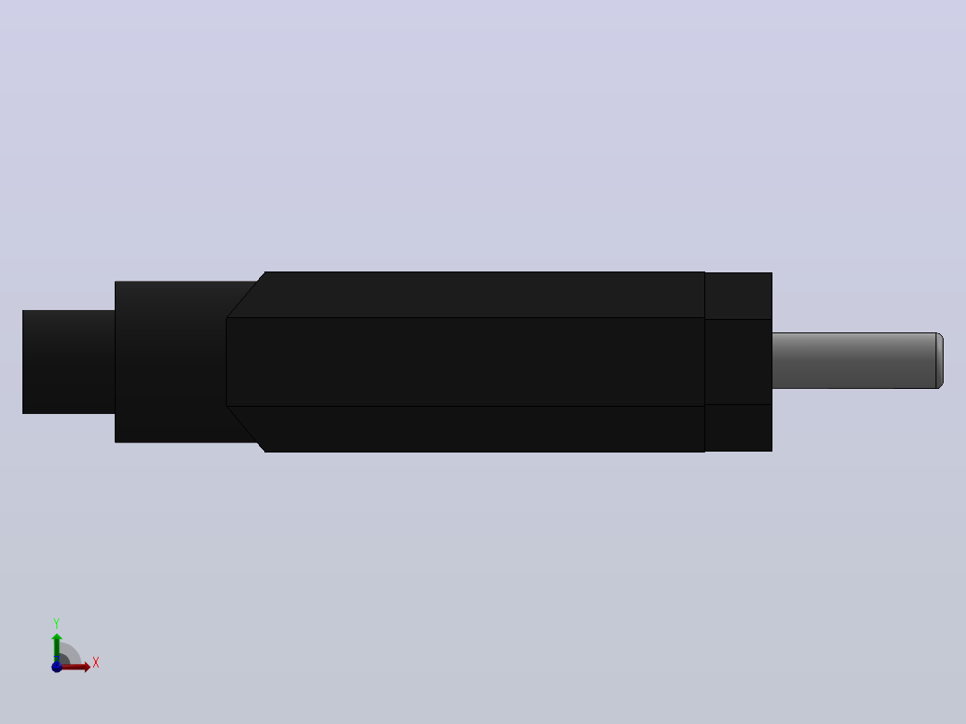 USB-C USB 3.1 C型公母扩展数据线+连接器前视图