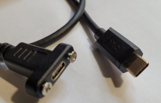 USB-C USB 3.1 C型公母扩展数据线+连接器缩略图