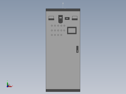 控制柜：长0.7米宽0.45米高1.7米前视缩略图