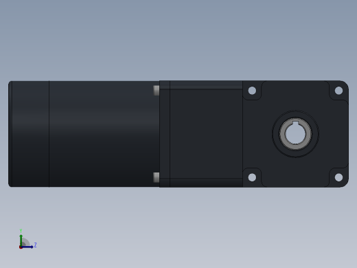 90DC(100W╱200W)微型直流组合型电机[90DC200GV24R16-L90GF12.5RC]左视缩略图