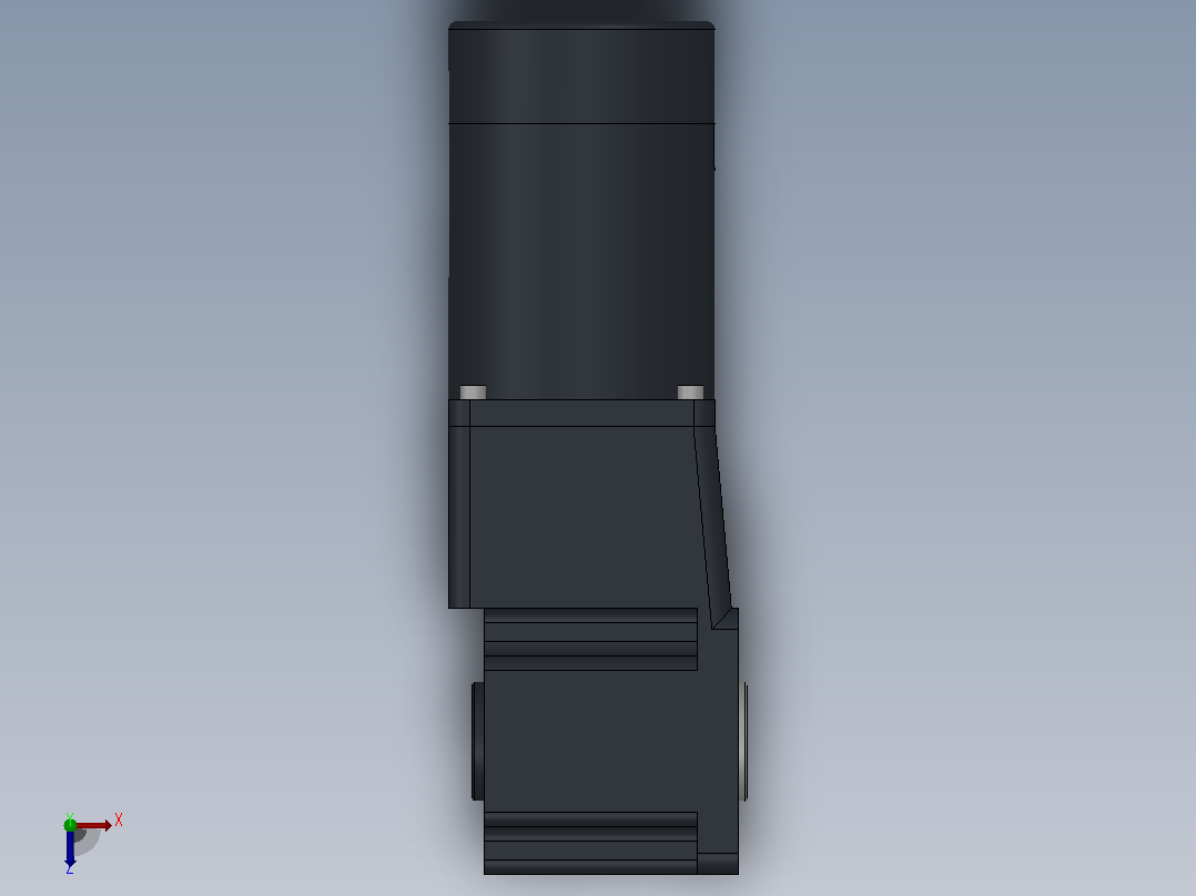 90DC(100W╱200W)微型直流组合型电机[90DC200GV24R16-L90GF12.5RC]俯视图