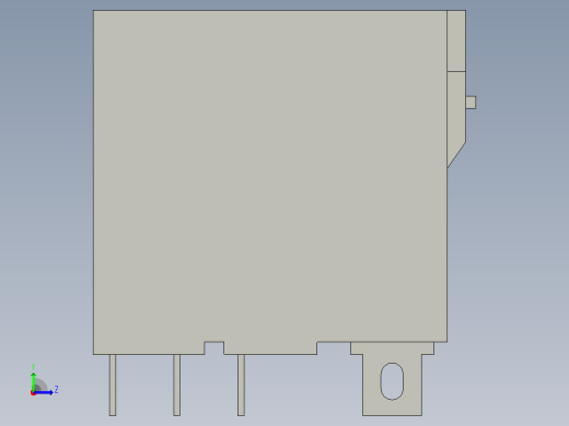 和泉通用继电器RJ1S-CL-A220左视缩略图