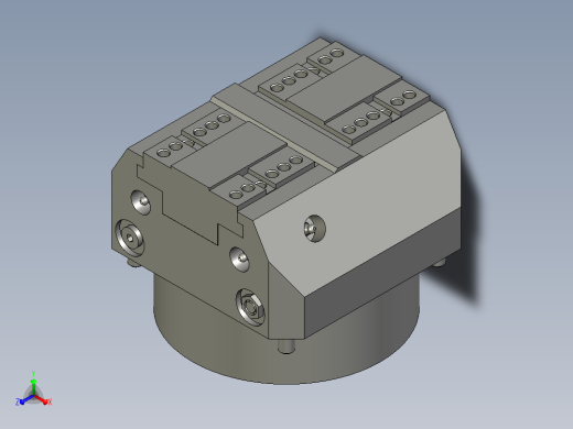 气动夹紧系统SCHUNK-0405362 KSF-Z plus 160, 0主视缩略图