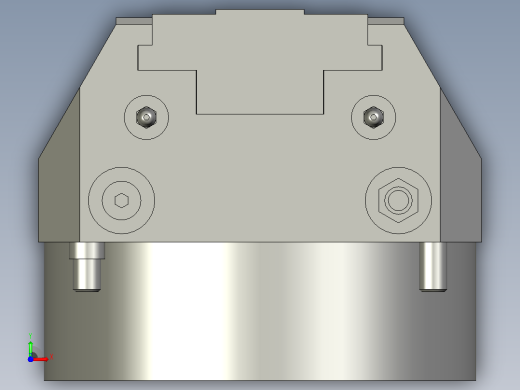 气动夹紧系统SCHUNK-0405362 KSF-Z plus 160, 0前视缩略图