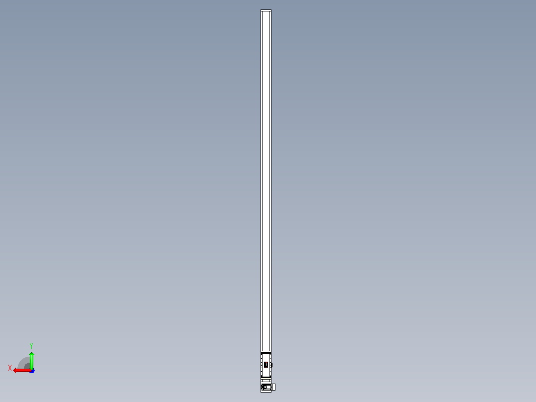 伺服电机集成皮带传动直线执行器TPA-OCB-140-256-L4250-RU-P75-N3后视图