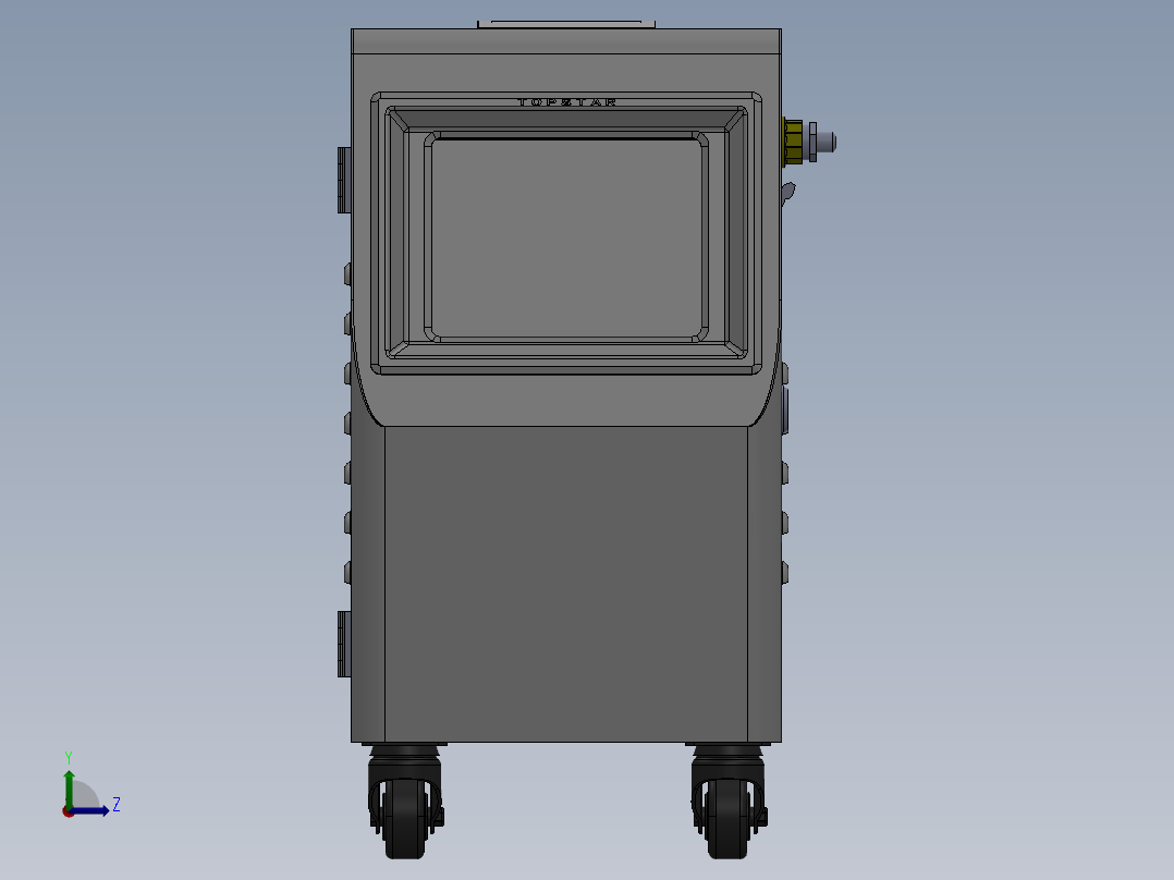 120°模温机sw16可编辑左视图