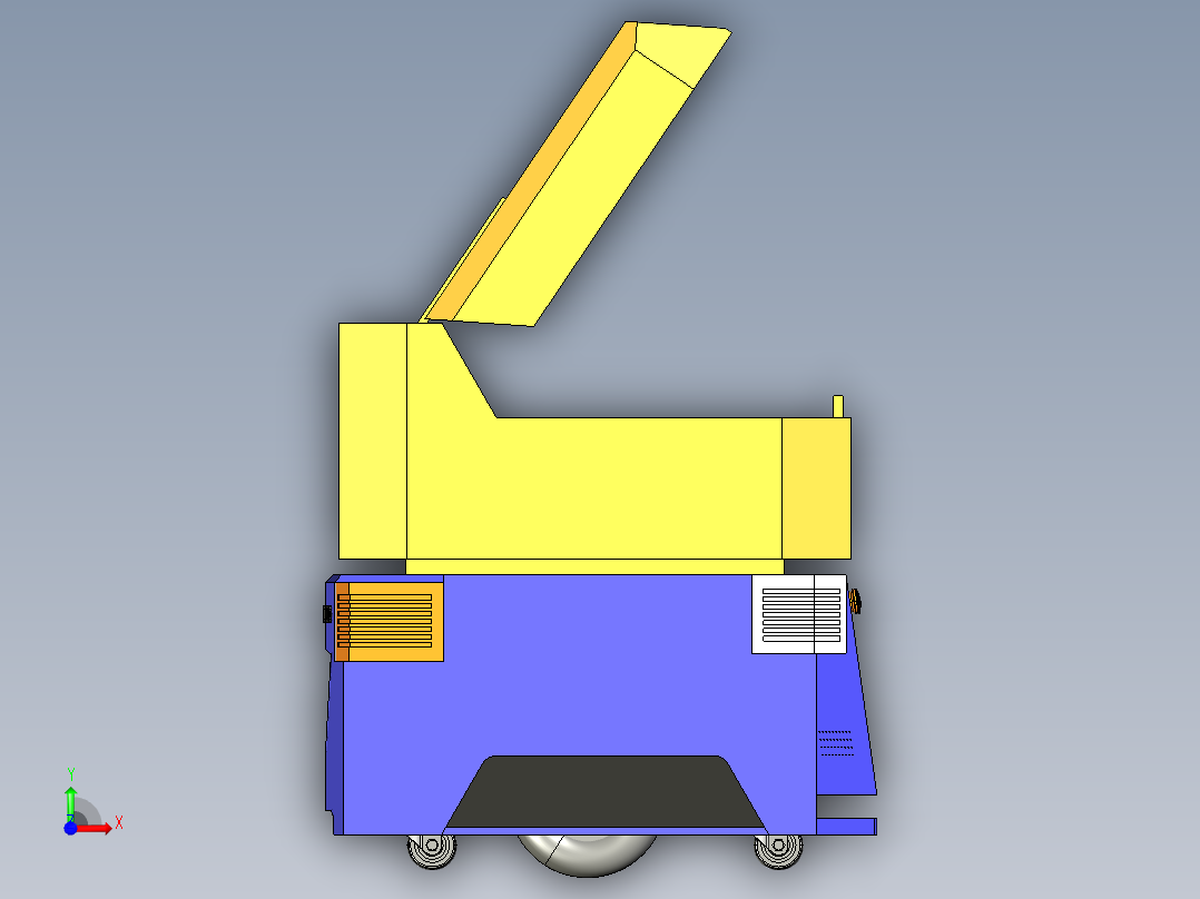 仓储物流AGV自动引导运输小车cero前视图