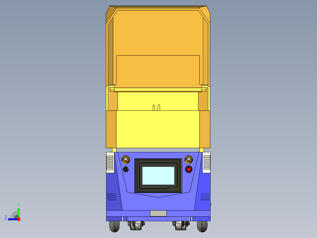 仓储物流AGV自动引导运输小车cero右视图