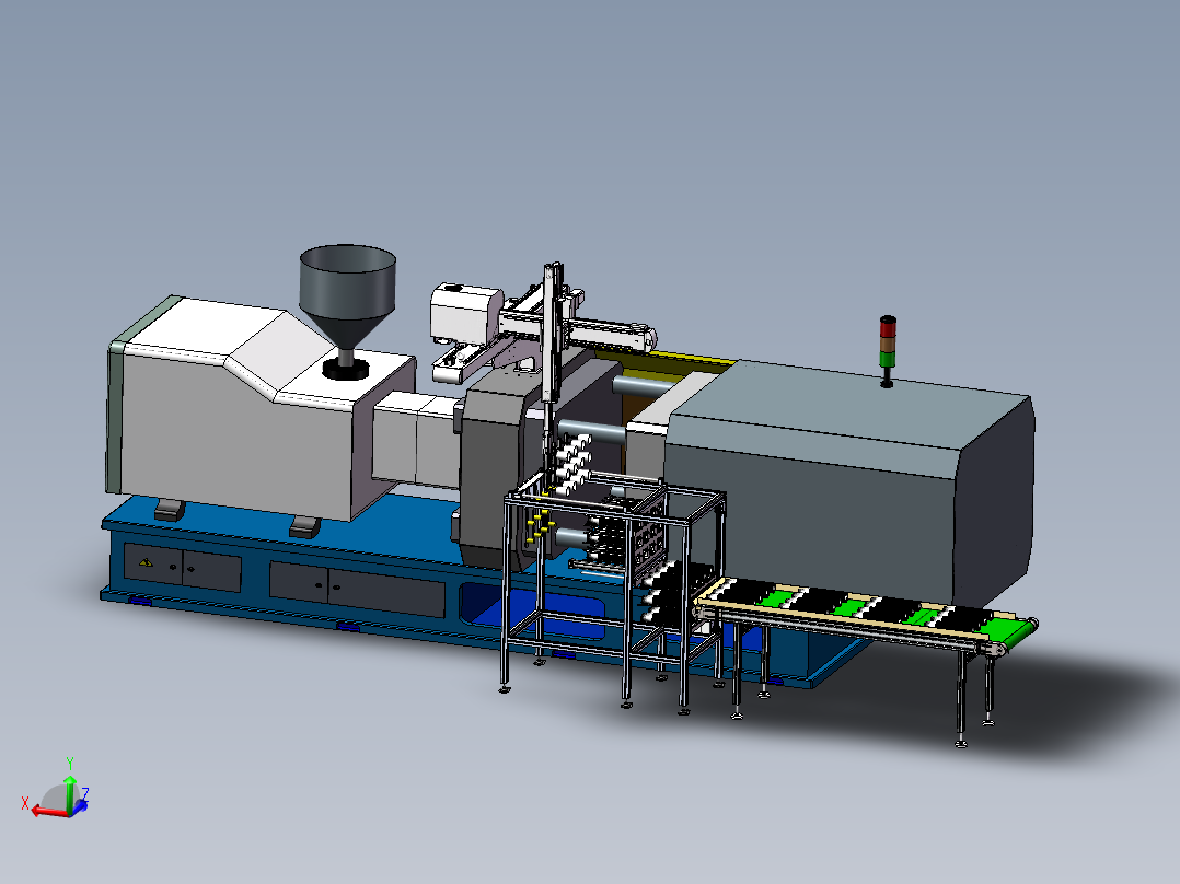 高速侧取机械手纸杯堆叠输送设备sw14可编辑