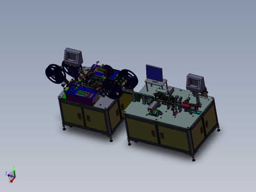 CCD性能检测包装机3D图纸 k135 自动化设备3D图纸3D模型