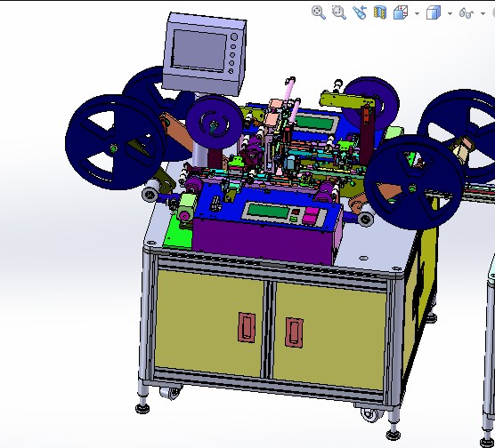 CCD性能检测包装机3D图纸 k135 自动化设备3D图纸3D模型