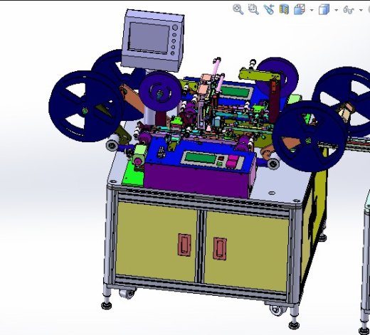 CCD性能检测包装机3D图纸 k135 自动化设备3D图纸3D模型缩略图