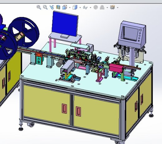 CCD性能检测包装机3D图纸 k135 自动化设备3D图纸3D模型缩略图