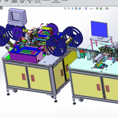 CCD性能检测包装机3D图纸 k135 自动化设备3D图纸3D模型