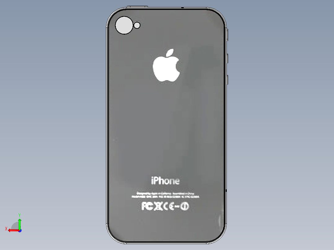 Iphone4后视图