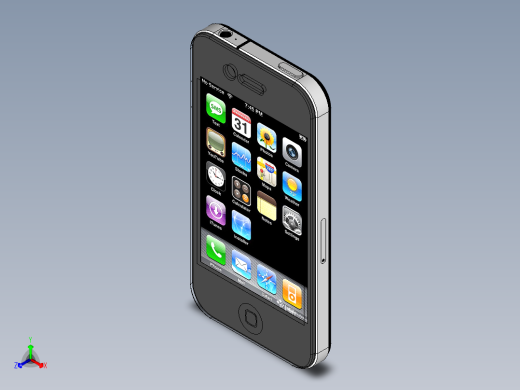 Iphone4正等轴测缩略图
