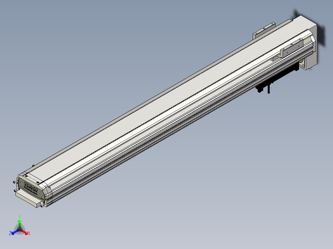 Toyo东佑达直线模组-ETH13-1050-BM-400W+煞車主视图