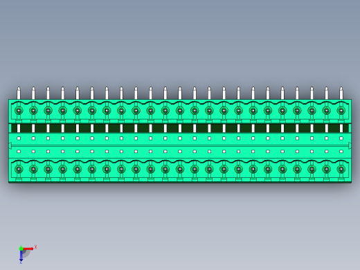 DEGSON 2EDG 系列 5.0mm 可插拔接线端子组-2EDGRH-5.0-46P-14-00AH俯视缩略图