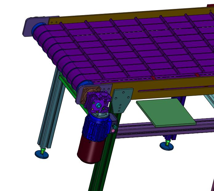 多条皮带小型物流分拣输送线