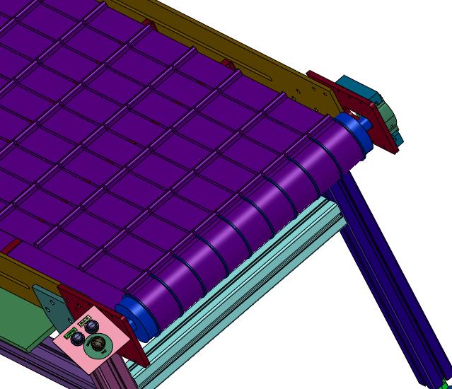 多条皮带小型物流分拣输送线