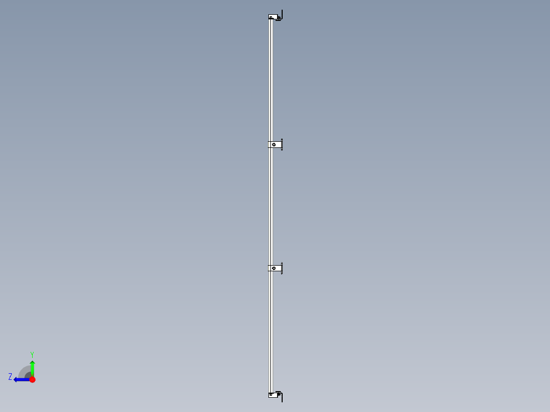 基恩士SL-JB159_back-mount_kc图纸模型右视图