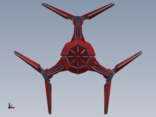 激光下料拼图星际战舰2CAD-Parasolid, SOLIDWORKS 2016, STEP _ IGES前视缩略图