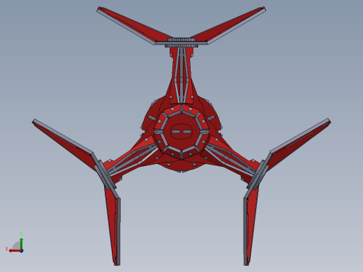 激光下料拼图星际战舰2CAD-Parasolid, SOLIDWORKS 2016, STEP _ IGES后视缩略图