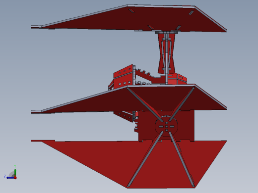 激光下料拼图星际战舰2CAD-Parasolid, SOLIDWORKS 2016, STEP _ IGES右视缩略图