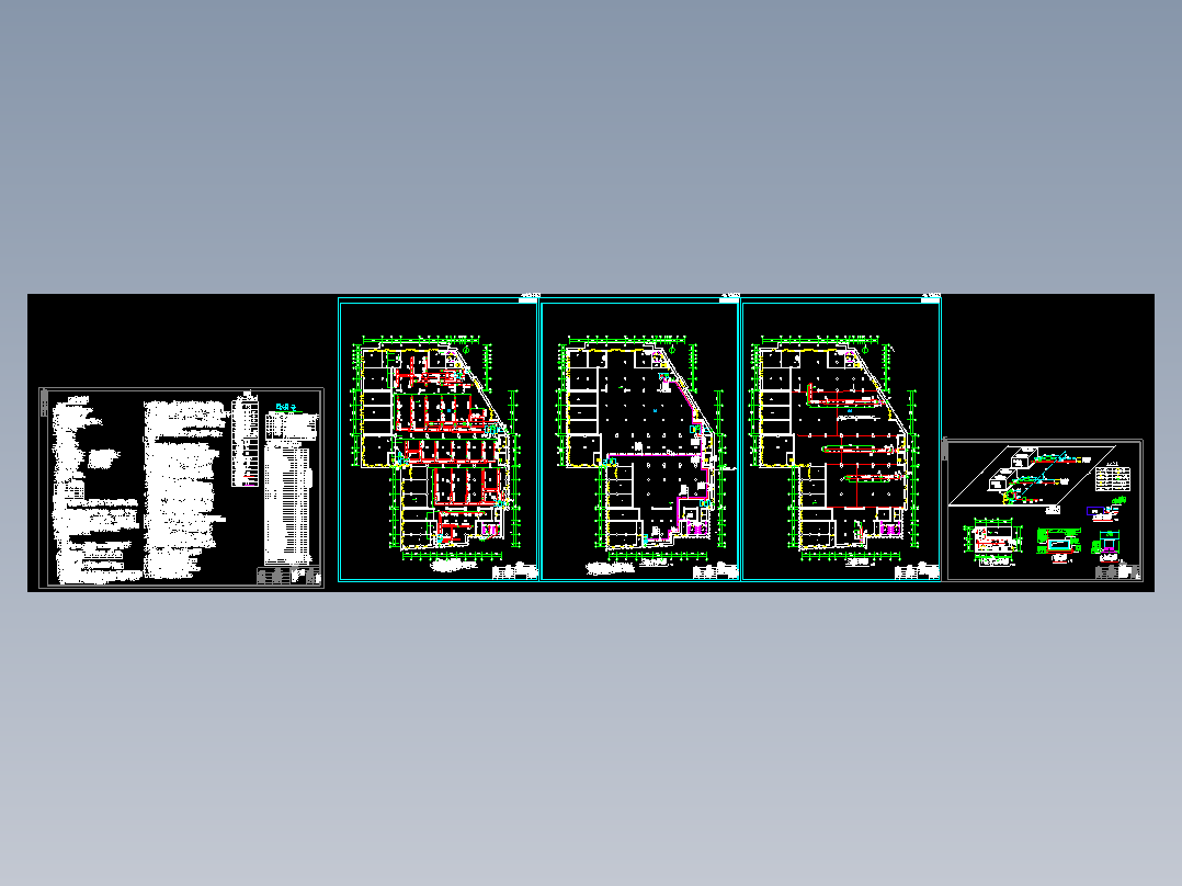 某超市暖通空调全套施工图纸
