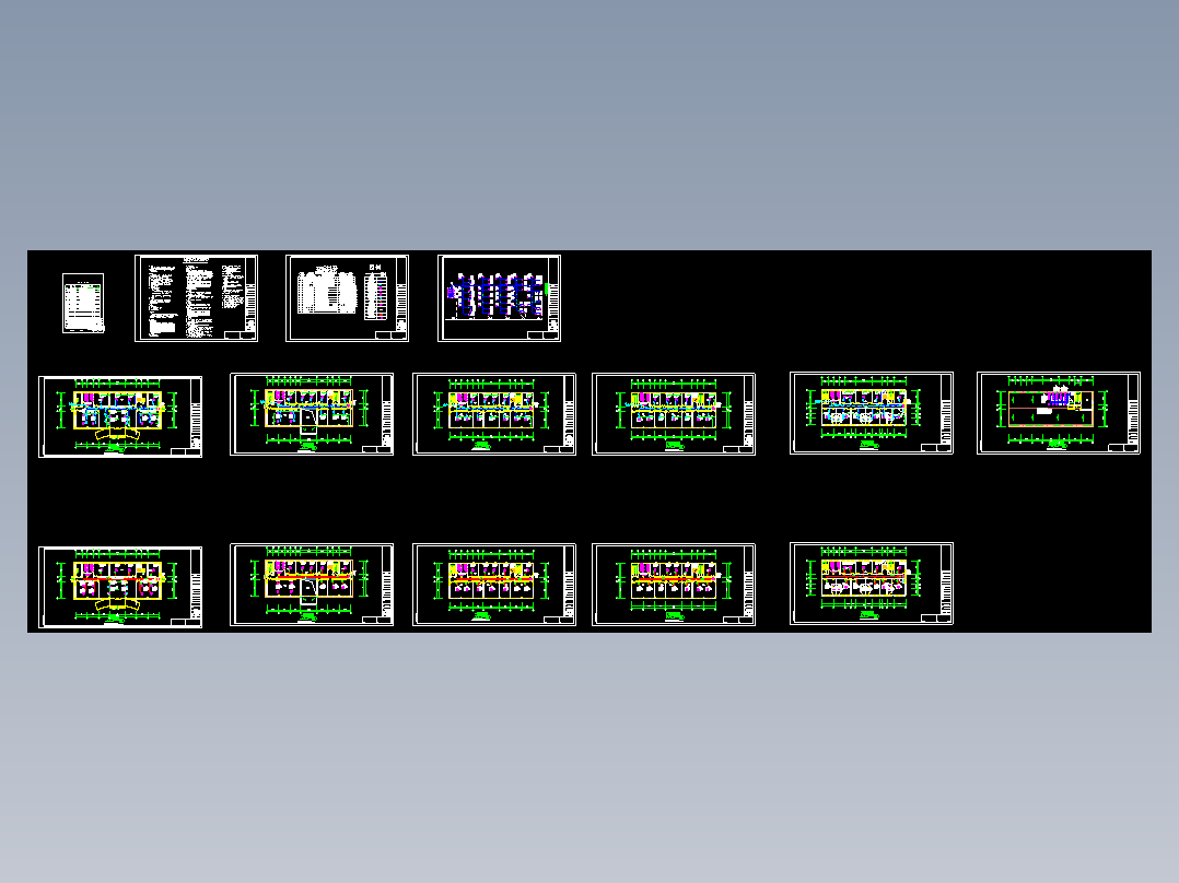 某电信公司综合楼VRV空调设计图