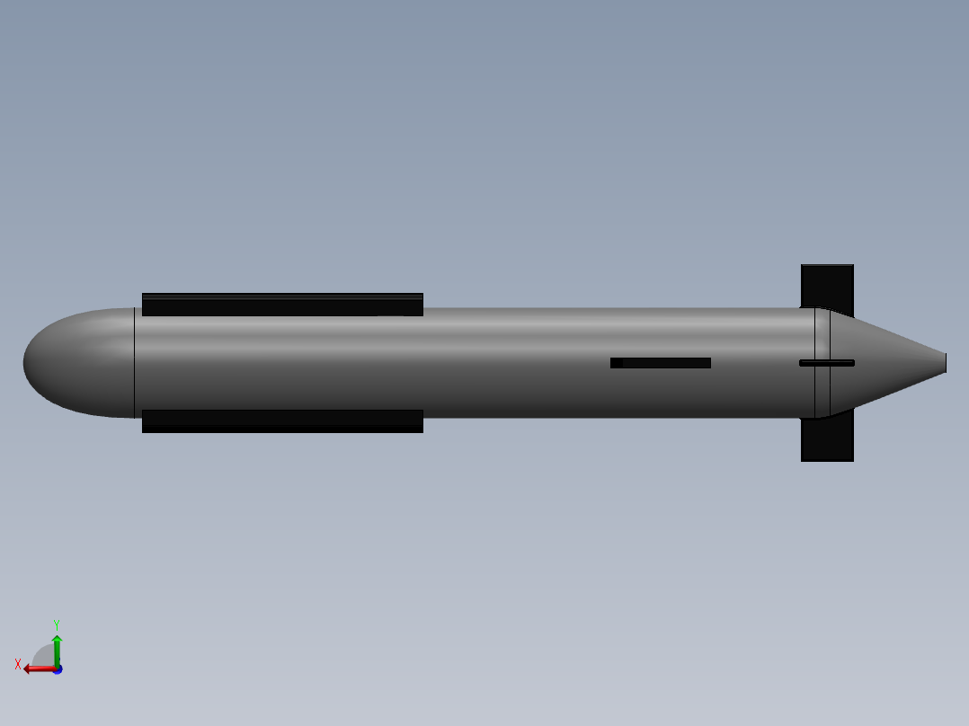 无人水下航行器（AUV）-2--sw后视图