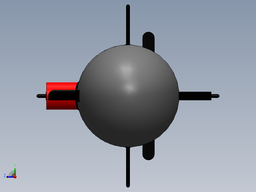 无人水下航行器（AUV）-2--sw右视图