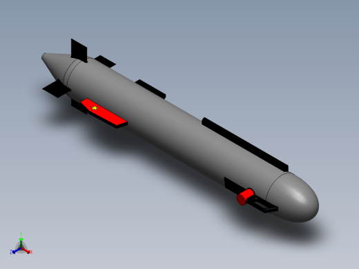 无人水下航行器（AUV）-2--sw正等轴测缩略图