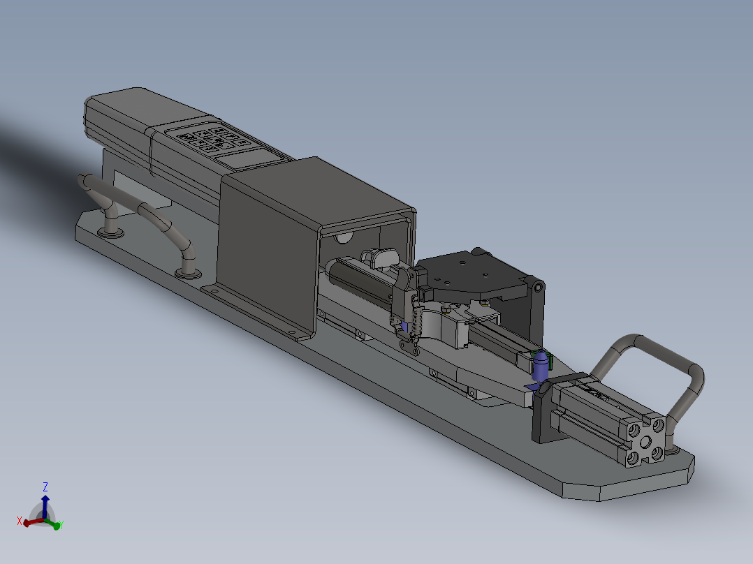8_医用缝合器 医用缝合器击发测试夹具设计 包含三维和CAD图纸