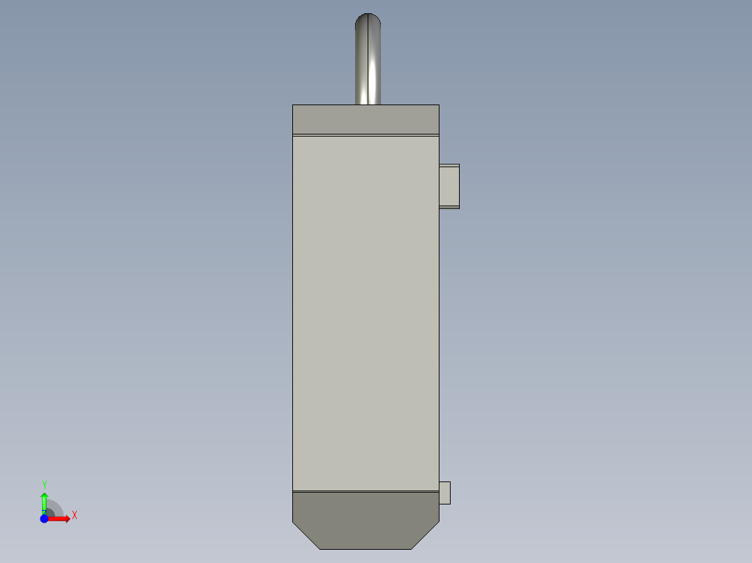 基恩士GT-72(P)_kc图纸模型前视图