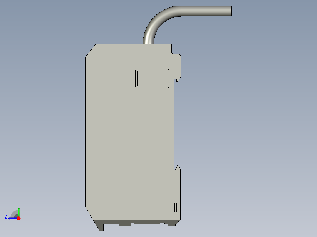 基恩士GT-72(P)_kc图纸模型右视图