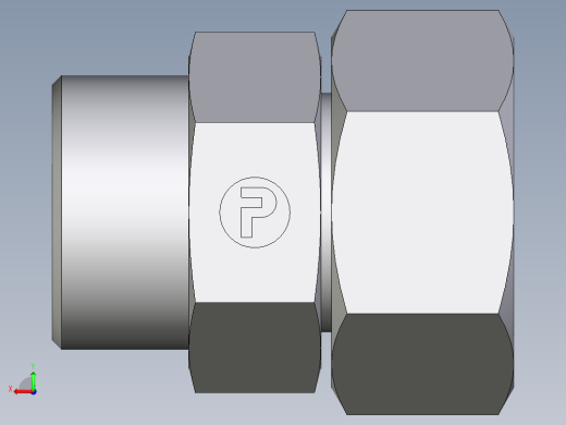 卡套式工业通用硬管接头EO_Distance_piece_adapter_DA25SOMD71后视缩略图