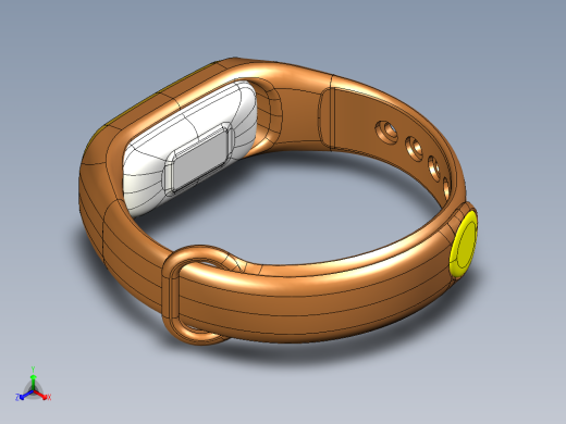 OPPO手环正等轴测缩略图