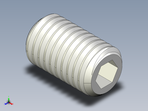 DIN 913-ISO 4026 固定螺钉-M12 L=20.STEP